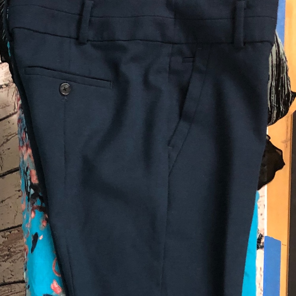 LOFT Dark Teal Marisa Pants Size 8